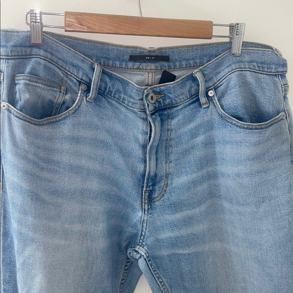 Vince Light Blue Straight Leg Jeans